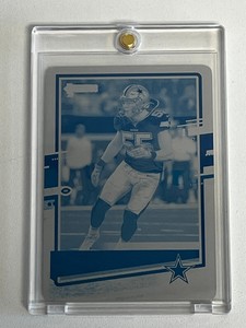 Leighton Vander Esch 2020 Donruss Plates & Patches Cyan Printing Plate 1/1