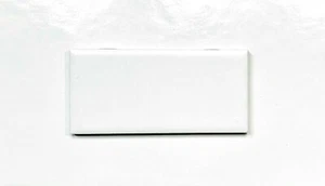 2x4 weiß matt U-Bahn Keramikfliese Küche Spritzschutz Bad (2x4 MUSTER) - Bild 1 von 6