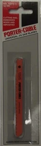 PORTER-CABLE 12515-5 3-5/8" 12 TPI Universal Shank Jig Saw Blade 5pcs Swiss - Picture 1 of 1