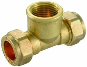 * Embrass Peerless - Compression 15mm X 15mm X 1/2" TEE Piece - ST15151/2 - Picture 1 of 1