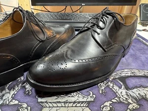 Florence 43521 black Full Brogue mit 4 Loch Derby Schnürung 11 1/2 - Bild 1 von 7