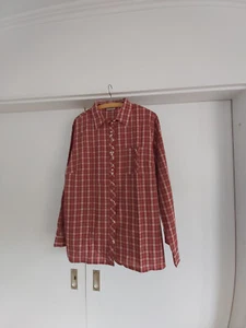 Landhaus Damenbluse Gr. 44 Tracht Langarm kariert Neu o. Etikett - Bild 1 von 6