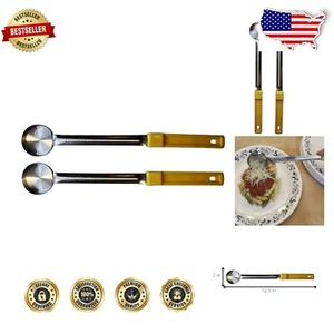 Commercial Grade 1-Ounce Stainless Steel Ladle Spoon - Set of 12 for Serving - Picture 1 of 11