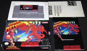 Super Metroid (Super Nintendo SNES, 1994) Complete in Box CIB, Authentic - Picture 1 of 8