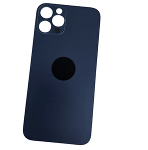 Tapa trasera para Apple iPhone 12 Pro / Tapa de batería / Big Hole / Logo / Azul - Imagen 1 de 2