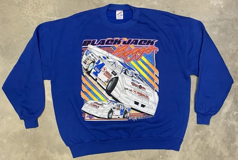 Rare! Vintage NOS 1997 Jack Boggs Dirt Late Model Sweatshirt - 3XL Cover