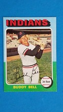1975 TOPPS BASEBALL #38 BUDDY BELL INDIANS NRMT