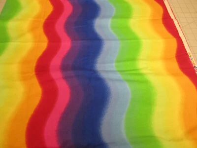 Cotton Fabirc ColorPlay Moda Wavy Stipes Primary Colors Moda 1yd 22" x 44 - Image 1 of 4