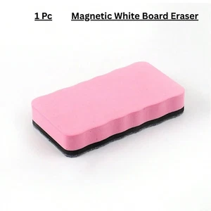 Magnetic Whiteboard/Blackboard Drywipe Eraser Duster Rubber Marker Cleaner - Picture 1 of 2