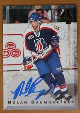 AUTOGRAPHED - Nolan Baumgartner Classic #124 Kamloops Blazers 1994 WHL