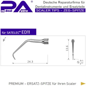 Scaler Tip - ZEG Spitze passend für SATELEC® ED11 ² - Bild 1 von 3