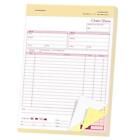 Carbonless NCR Order Forms Bound Wraparound Cover White/Canary & Pink