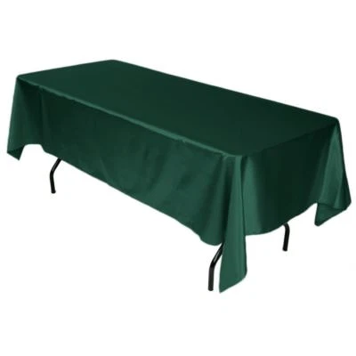 5 packs  60 x 126 Inch seamless SATIN Tablecloths Hotel Boot 25 COLORS USA SALE - Image 1 of 4
