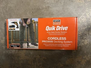 BRAND NEW Simpson/Dewalt Strong Tie Quick Drive Cordless PRO300S Decking System - Picture 1 of 2