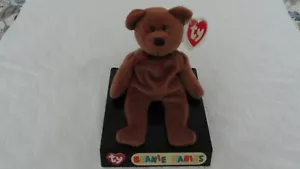 Ty Beanie Baby NEW FACE Brown Teddy 3rd Gen Mint Condition !!!! - Picture 1 of 3