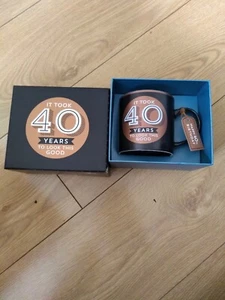 40 years birthday old mug - New includes Box - - Picture 1 of 1