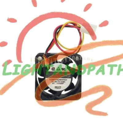 109P0424H701 for Sanyo Cooling Fan 4015 DC24V 0.08A 40*40*15mm 3Pin~ - Image 1 of 2