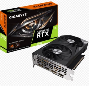 Gigabyte GeForce RTX™ 3060 WINDFORCE OC 12G 1.0 GDDR6 Video Card, 1792 MHz PCI-E - Picture 1 of 1