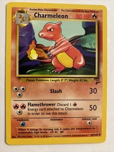 Uncommon Stage 1 Pokemon Charmeleon Card 35/130, 1995 - Picture 1 of 2