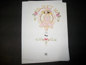 MARY ENGELBREIT BIRTHDAY Greeting Card For: SWEET SIXTEEN NEW #796 - Picture 1 of 2