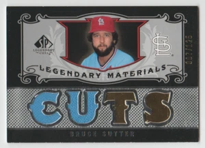 Camiseta deportiva Bruce Sutter 2007 SP Legendary Cuts Materials doble usada en el juego SP #007/125 - Imagen 1 de 2