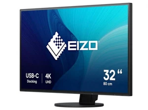 32 Zoll Monitor Eizo FlexScan EV3285-BK - 31,5" UHD 4K in Schwarz - Bild 1 von 4