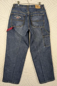 Vintage US Polo Assn Carpenter Jeans Mens 31x29 Baggy Grunge Skater Wide Leg Y2K - Picture 1 of 16