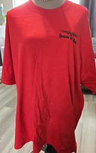 Maglietta House of Pain Est 1996 rossa MMA sollevamento pesi 2XL nuova senza etichette - Foto 1 di 6