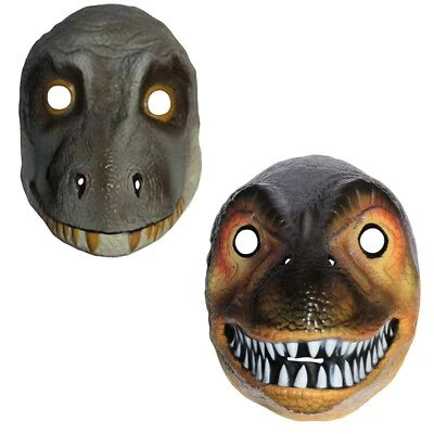 PALMERS AGENCIES Kinder Tier Maske Dinosaurier T-Rex Tarbosaurus Dino Echse Zubehör für Kostüm