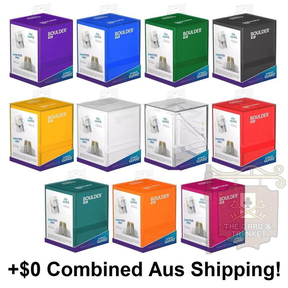 Ultimate Guard Boulder Deck Card Storage Box Protector Holder Standard 100+ - Image 1 of 3