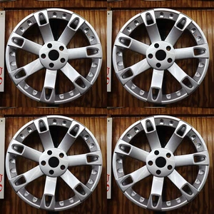 SET of 4 Audi Q7 Porsche Panamera 911 2005-2015 22" Light Alloy Rims Wheels - Picture 1 of 2