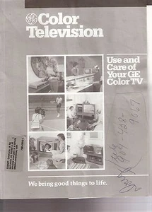 GE Color TV General Electric Guía del propietario Manual de instrucciones Uso y cuidado de su - Imagen 1 de 1