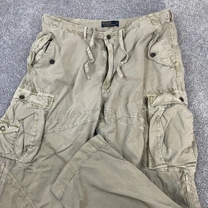 Pantaloni tattici cargo Ralph Lauren vintage uomo 40x32 coulisse paracadutista - Foto 1 di 19