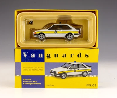 Vanguards - VA11002 Ford Escort XR3i - Cambridgeshire Police - Boxed - Image 1 of 3