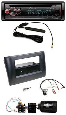 Pioneer USB DAB Lenkrad Bluetooth CD Autoradio für Fiat Stilo 01-07 schwarz Abla - Bild 1 von 4