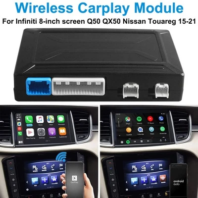 8" Wireless CarPlay Apple＆Android Auto Navigation Retrofit For Infiniti Q50 Fit - Image 1 of 4