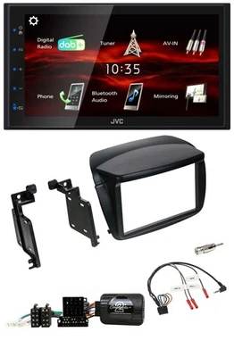 JVC USB Bluetooth Lenkrad DAB 2DIN Autoradio für Fiat Doblo ab 2010 Opel Combo a - Bild 1 von 4