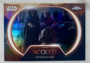 The Power Of Many 2025 Topps Chrome Star Wars The Acolyte Refractor No AC-7 - Picture 1 of 2