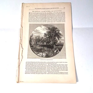 Antique Mohawk Valley Revolutionary War Article Harpers New Monthly Magazine - Picture 1 of 6