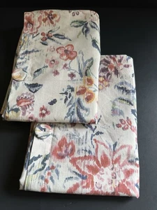 Pair Garnet HIll Mia Standard Pillow Shams Colorful Floral 100% Cotton - Picture 1 of 24