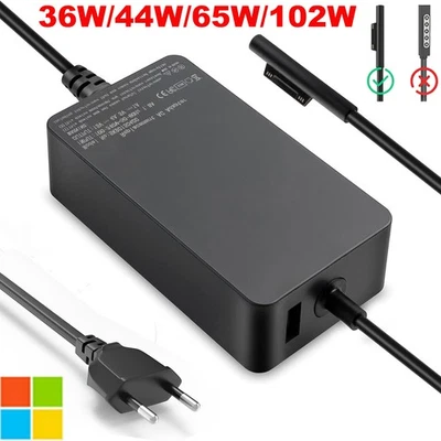 Netzteil Ladegerät für Microsoft Surface Pro X/9/8/7/6/5/4/3 Go Book Laptop1/2/3 - Bild 1 von 4