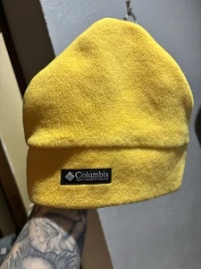 Columbia Fleece Beanie Hat Winter Cap Blue Youth S/M - Picture 1 of 4