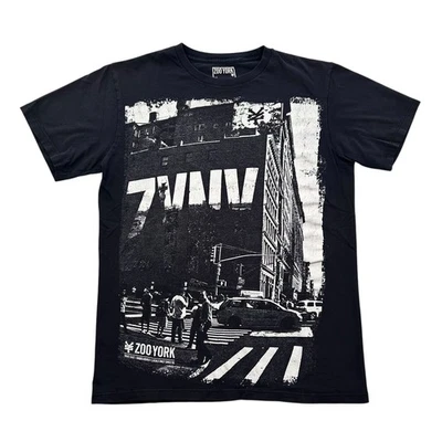Camisa Gráfica Y2k Zoo York Ciudad de Nueva York Talla Mediana Gótica Grunge Patinador Alt Foto 1 de 4