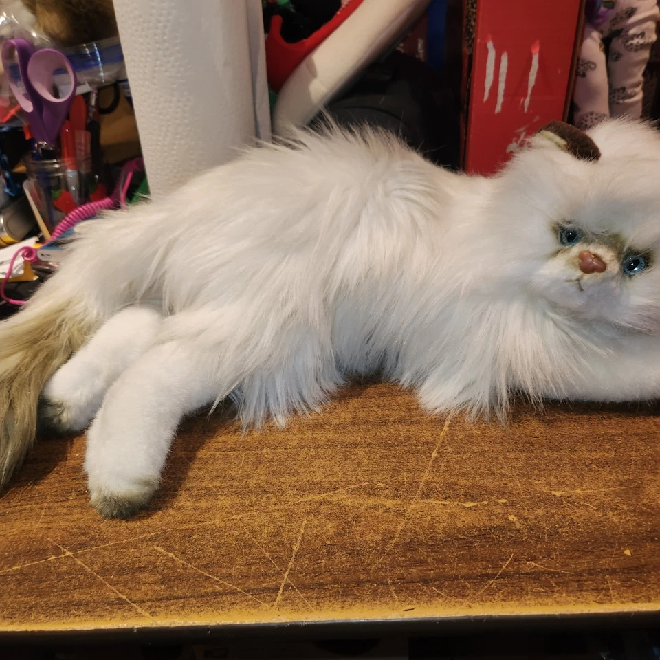 Peluche de gato persa del Himalaya Yomiko de colección Russ realista con etiquetas Foto 1 de 4