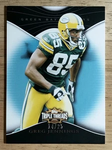2009 Topps Triple Threads Sapphire #62 Greg Jennings - Picture 1 of 2