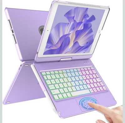 COO Keyboard Case For iPad 9th/8th/7th Gen, Under iPad Air 10.5”, Backlit, 360° - Image 1 of 4