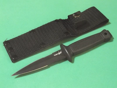 SURVIVOR HK740BK Black Mini Dagger fixed blade knife 6 3/8" overall M4234 NEW!  - Image 1 of 4