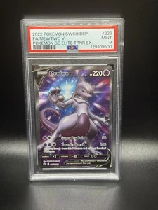Mewtwo V SWSH229 SWSH: Sword & Shield Promo Cards Holo PSA 9 - Picture 1 of 2