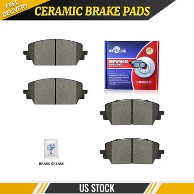 Front Ceramic Brake Pads for Hyundai Santa Cruz Fe 2021 2022 2023 Kia Sorento - Image 1 of 4
