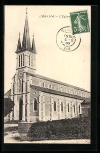 CPA Marboz, L´Eglise 1908 - Picture 1 of 2